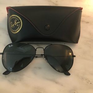 Rayban aviators black